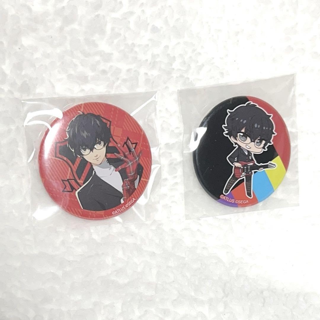 Amazon.co.jp: ペルソナ：P5主人公 雨宮蓮 缶バッジ : Hobbies